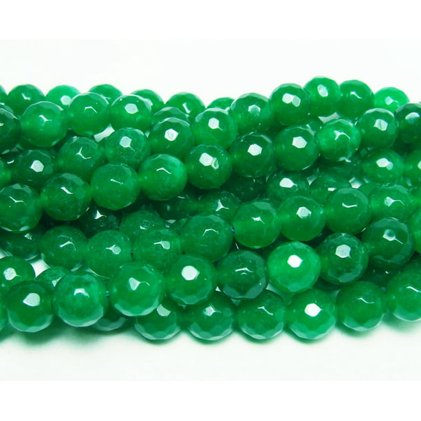 Beautiful Natural 8mm 10mm 12mm14mm Green Jade Round Beads Necklace 18-36" AAA